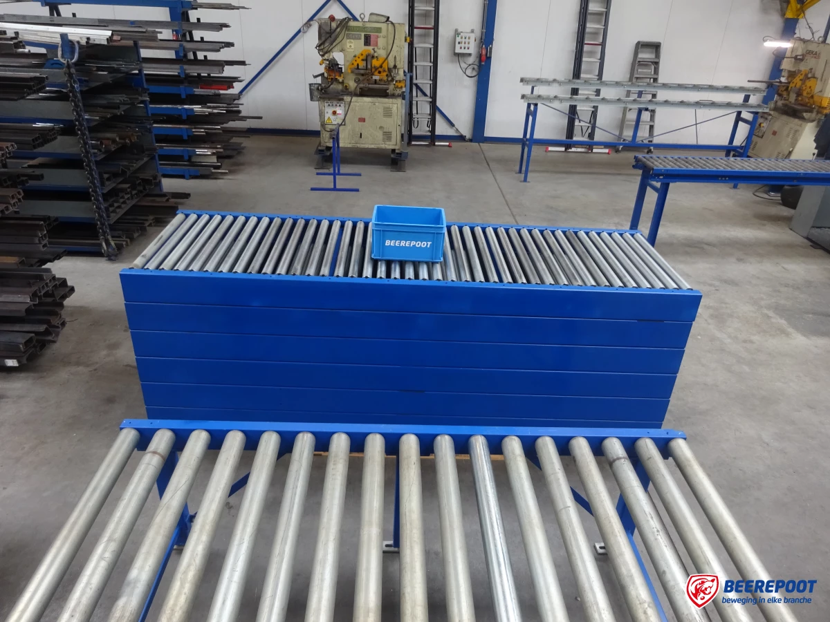 Rollenbaan met hoog frame